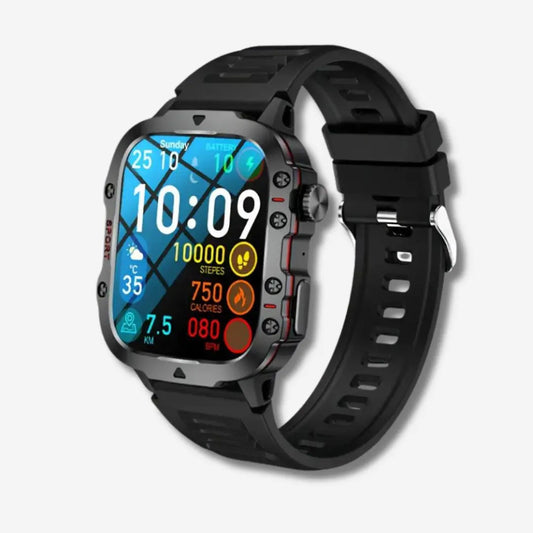 Montre connectée étanche avec fonctions sportives variées