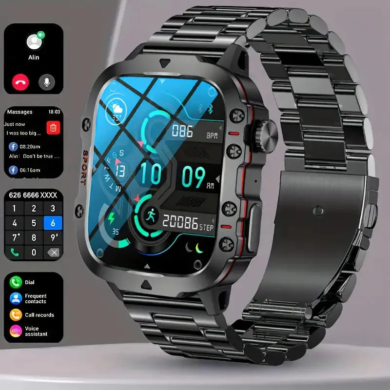 Montre connectée robuste avec écran tactile en plein air