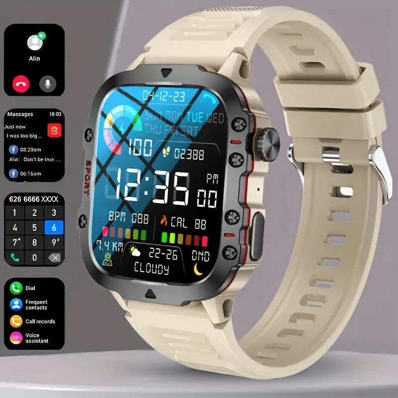 Interface de suivi de santé sur montre connectée