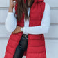 Gilet matelassé long, parfait pour superposer en automne