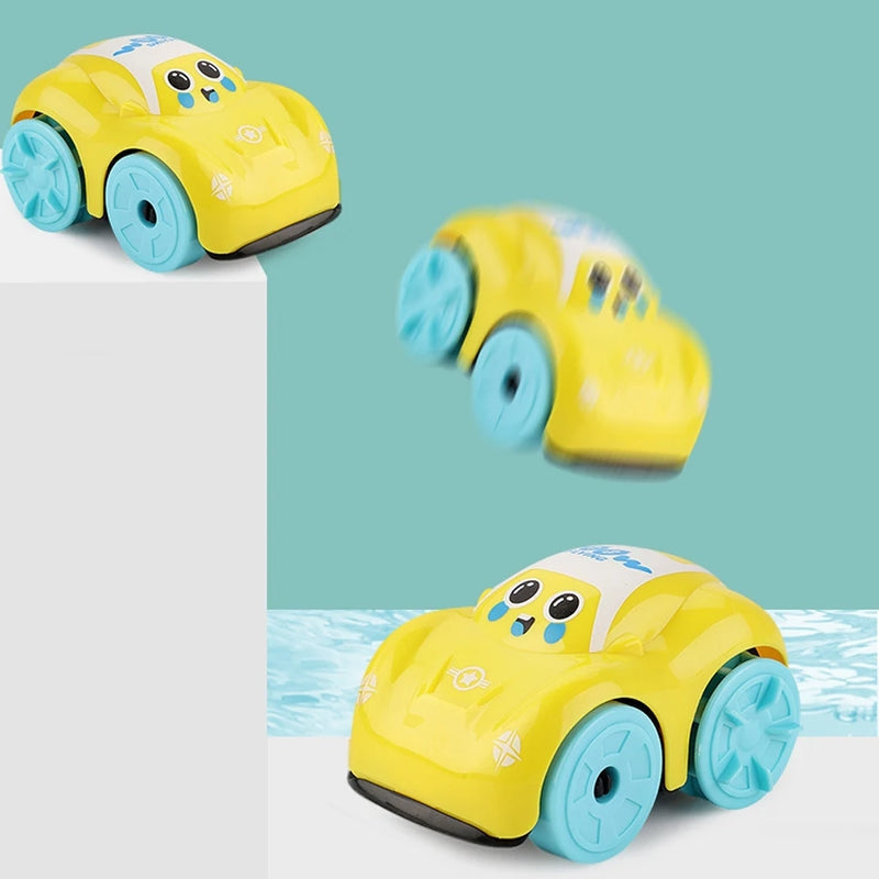 Canard de bain montrant les détails moulés et symétriques
