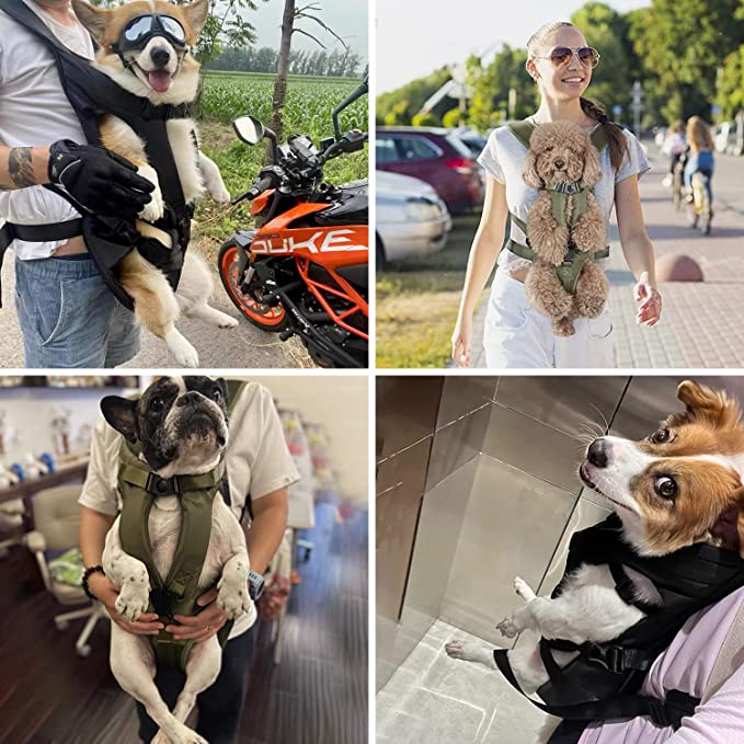 Sac à dos pour chien avec bandoulières ajustables