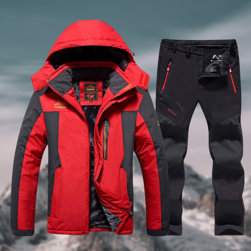 Ensemble veste et pantalon pour activités hivernales en extérieur