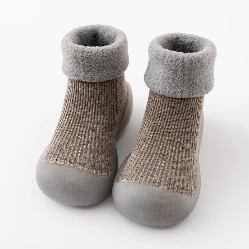 Chaussettes pour tout-petits avec semelle antidérapante visible