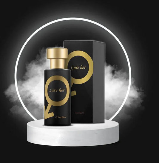 Flacon de parfum masculin avec lumière douce et ombre