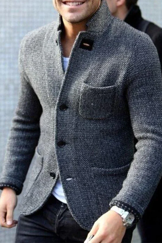 Blazer en duvet homme, vue arrière complète