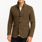 Blazer en duvet homme sur mannequin, vue de face