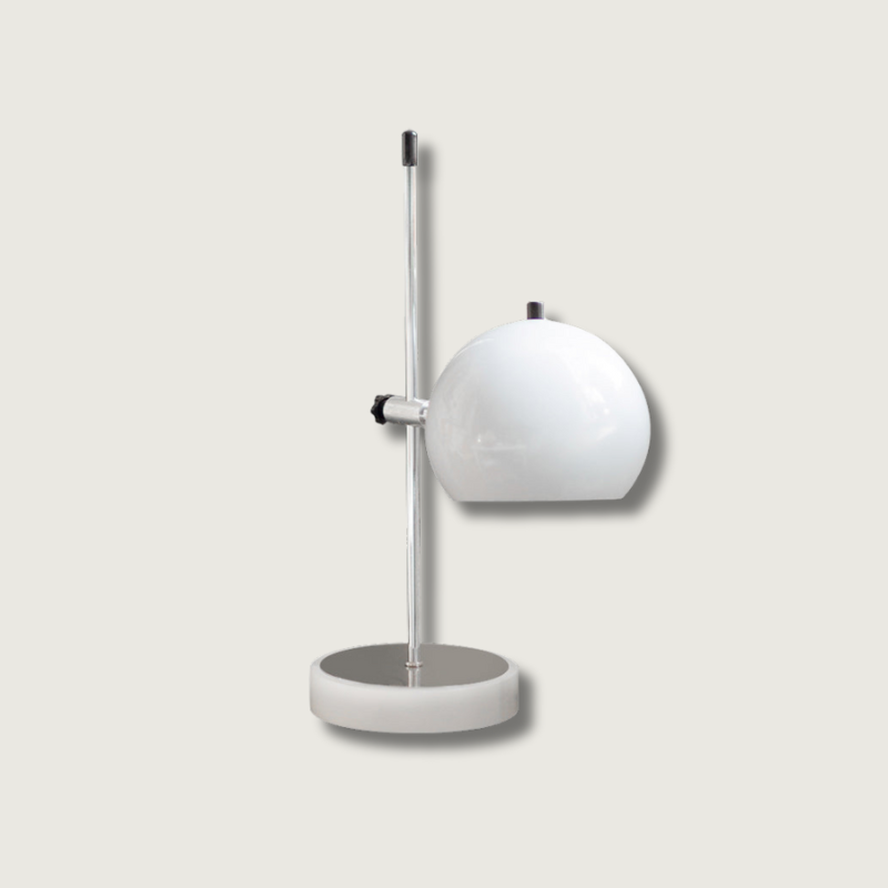 Lampe de bureau ajustable en métal avec tête pivotante