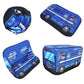 Tente de jeu pliable avec motifs de bus et camion de pompiers