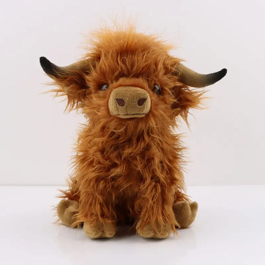 Moosie en peluche écossaise, vue latérale détaillée