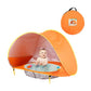 Tente de plage spacieuse avec protection solaire UPF 50+