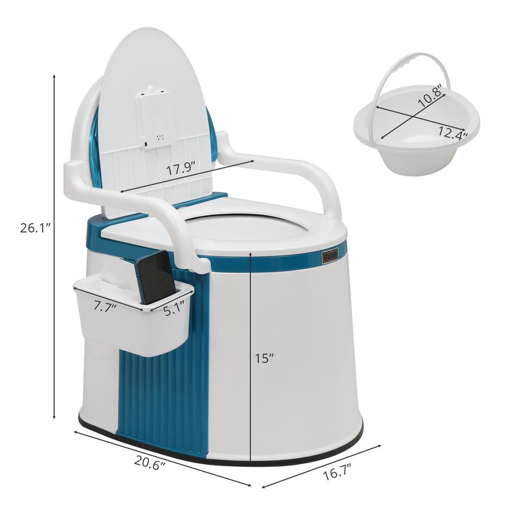 Toilette portable légère et compacte pour un transport facile