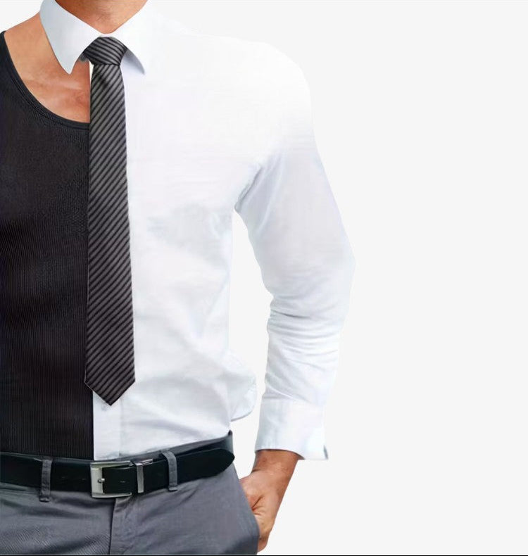 Vue rapprochée du tissu respirant de la chemise corrective