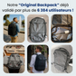 Sac à dos ouvert montrant une grande capacité de rangement