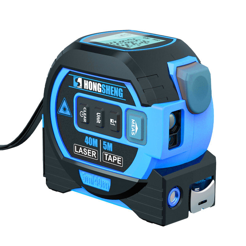 Détail du télémètre laser avec affichage de la distance