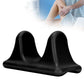 Gros plan sur la texture ergonomique du massager psoas