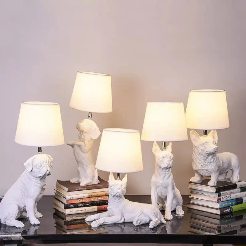 Lampe allumée diffusant une lumière douce