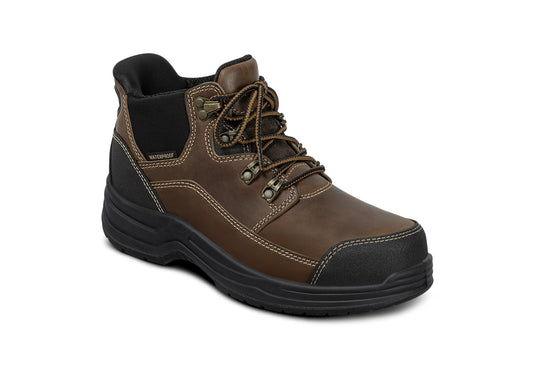 Vue d'ensemble des bottes ergonomiques sur fond neutre