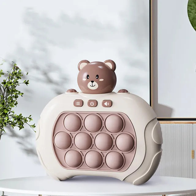 Ensemble complet du jeu avec bulles et boutons