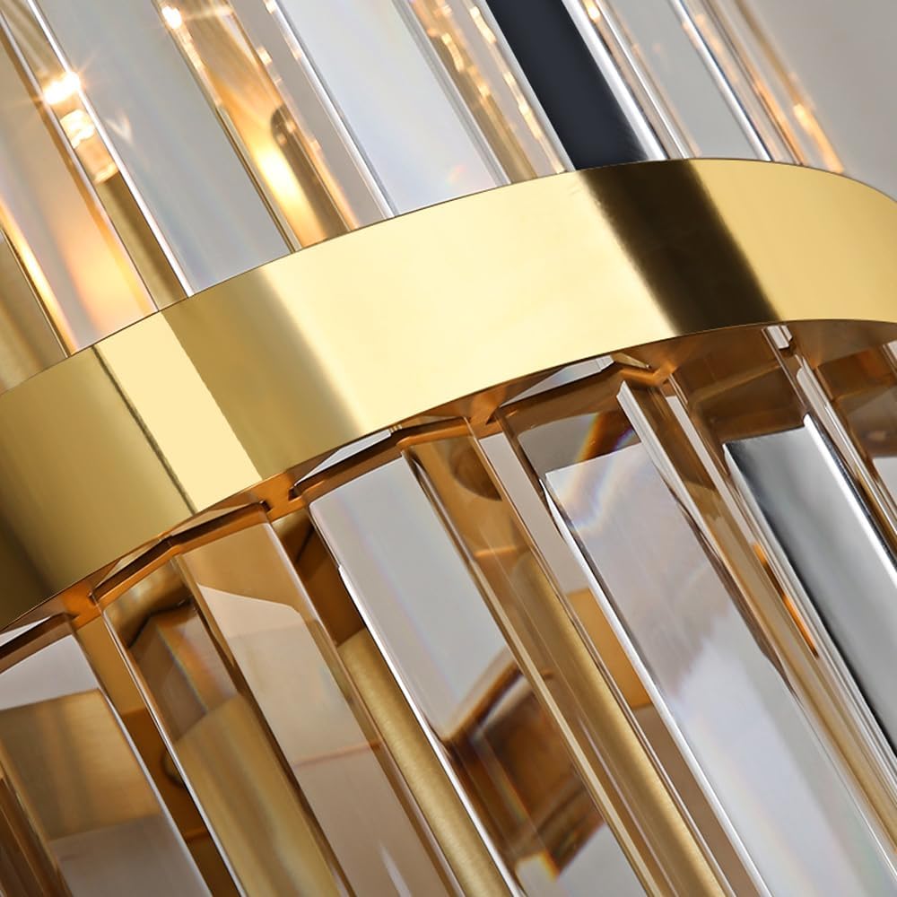 Effet lumineux luxueux sur un mur intérieur