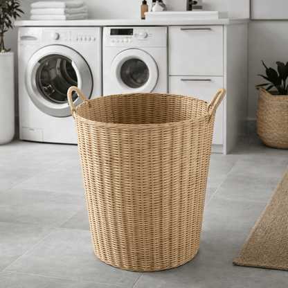 Panier pliable vide, montrant sa structure légère et robuste
