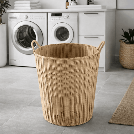 Panier pliable vide, montrant sa structure légère et robuste