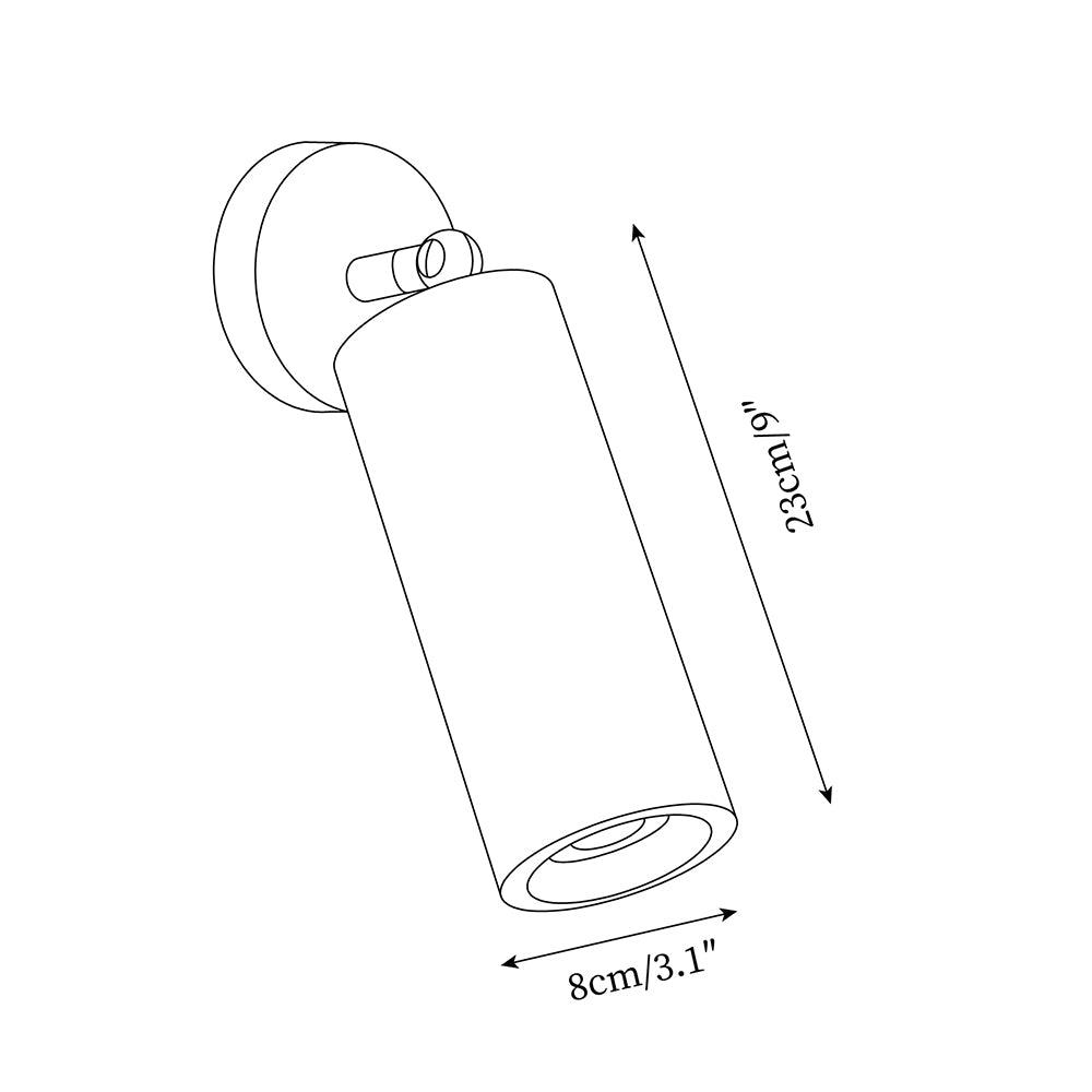 Applique murale installée dans un intérieur moderne