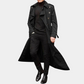 Zoom sur la texture déperlante d'un trench-coat
