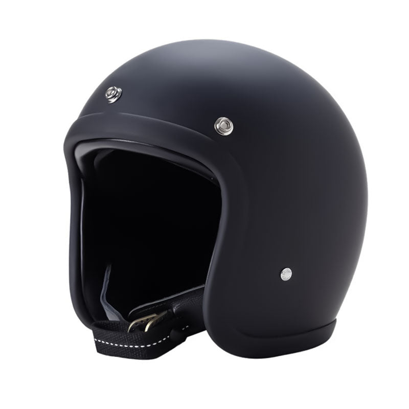 Casque rétro avec doublure intérieure amovible visible