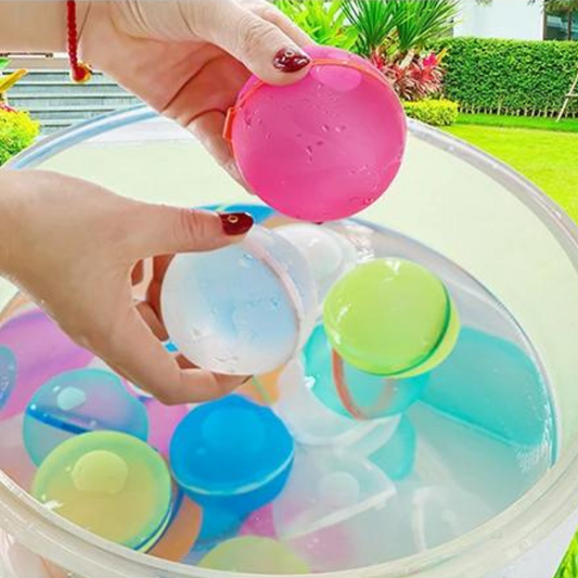 Ensemble de ballons d'eau réutilisables prêts à l'emploi