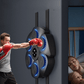 Éclairage coloré réagissant aux coups sur la machine de boxe