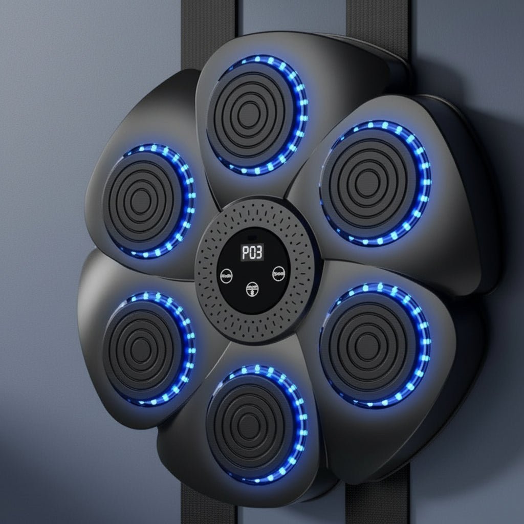Machine de boxe connectée à un smartphone via Bluetooth