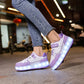 Chaussures à roulettes pour enfants avec lumières allumées
