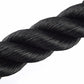 Corde triceps noire avec poignées ergonomiques en gros plan