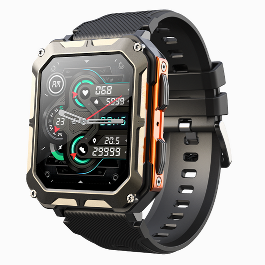 Montre connectée en extérieur sous la pluie