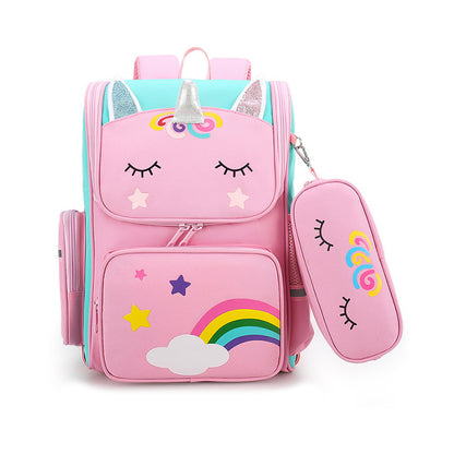 Sac à dos licorne primaire avec trousse