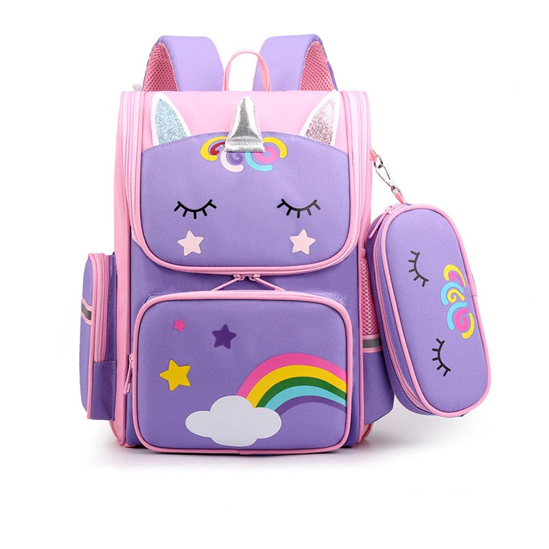 Sac à dos licorne primaire avec trousse