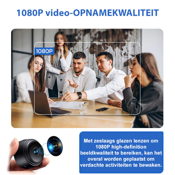 Caméra installée à l'extérieur, démontrant la vision nocturne