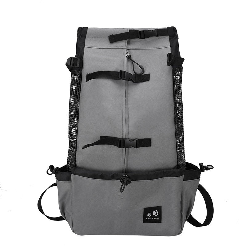 Gros plan sur le tissu en polyester durable du sac