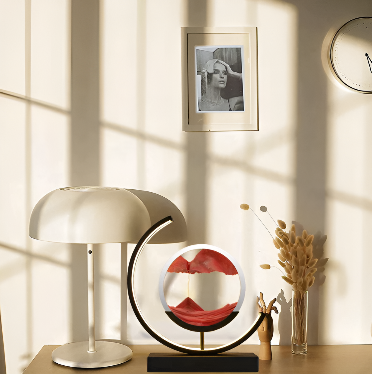 Vue rapprochée du sable formant des motifs artistiques