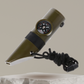 Sifflet de survie avec boussole et lampe LED intégrées