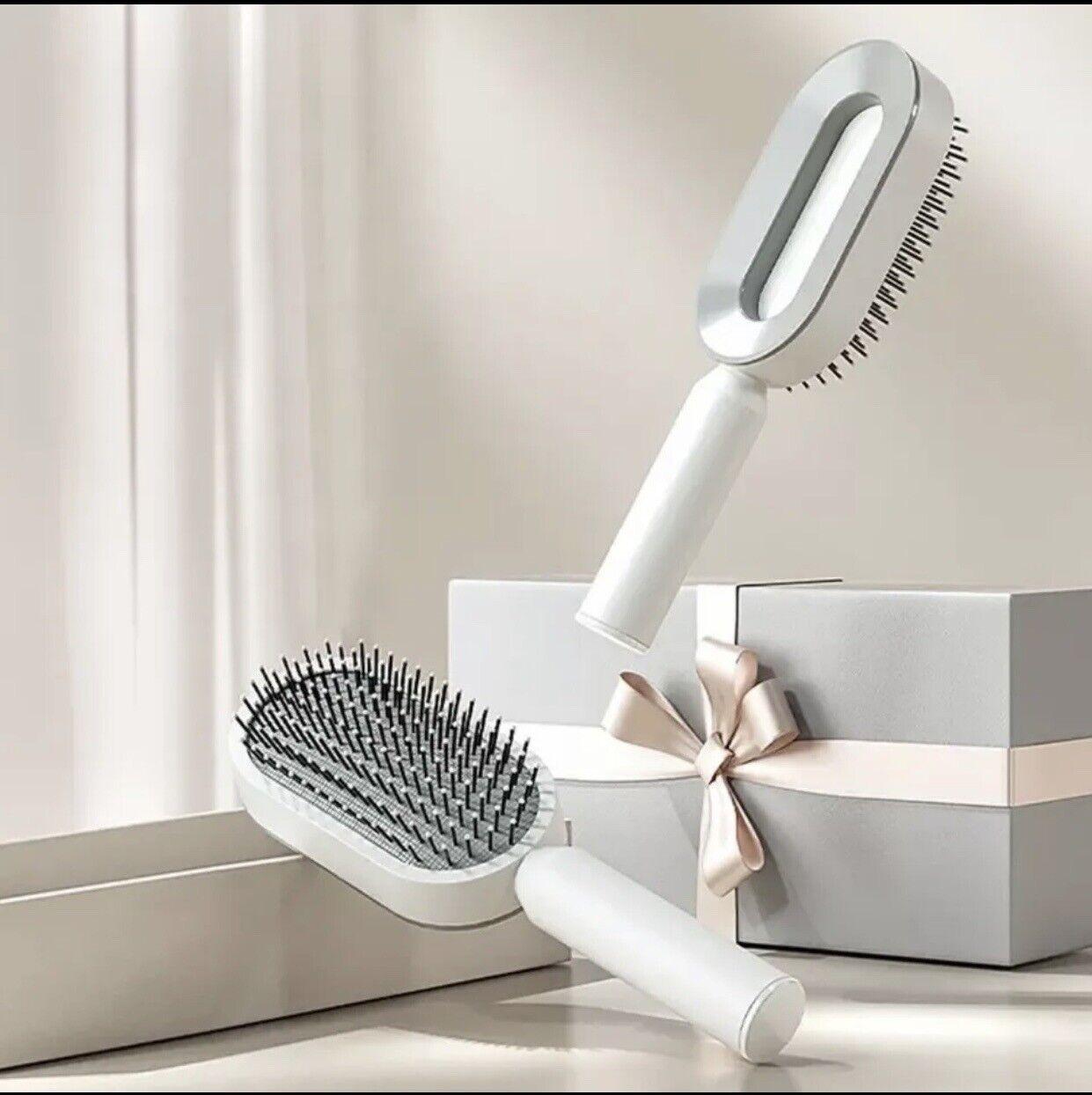 Vue latérale de la brosse montrant le design innovant