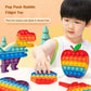 Jouet Fidget Pop Silicone sensory fidget toy rainbow vue du matériau