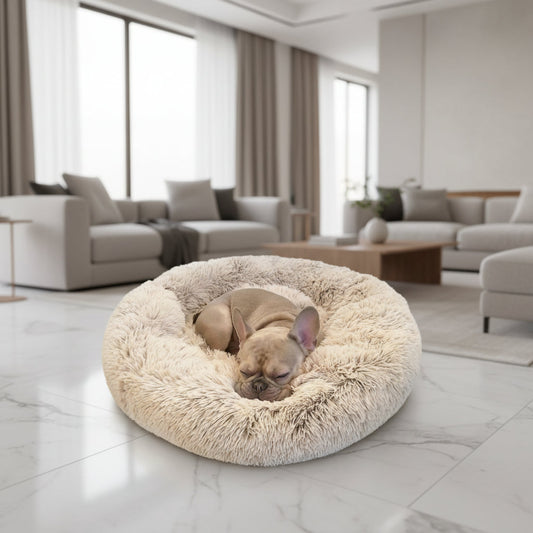 Lit pour chien en velours, parfait pour la détente