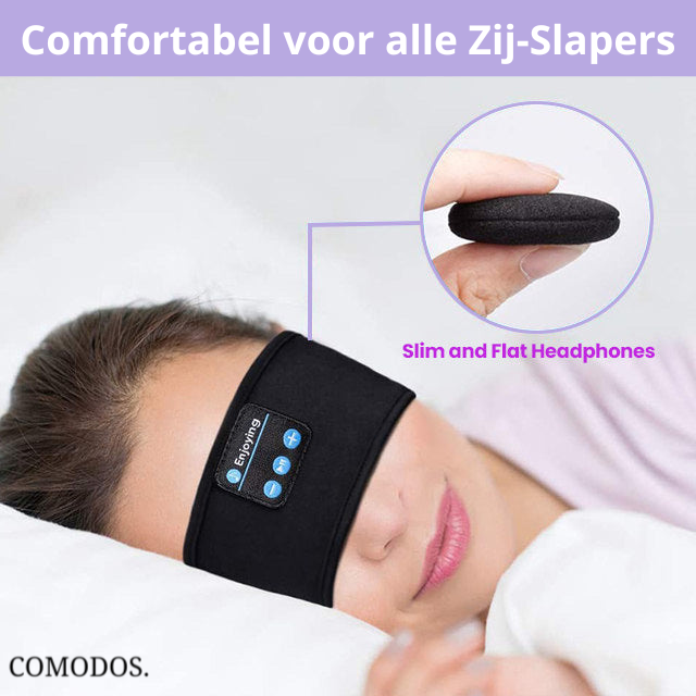 Vue de côté du casque de sommeil sans fil