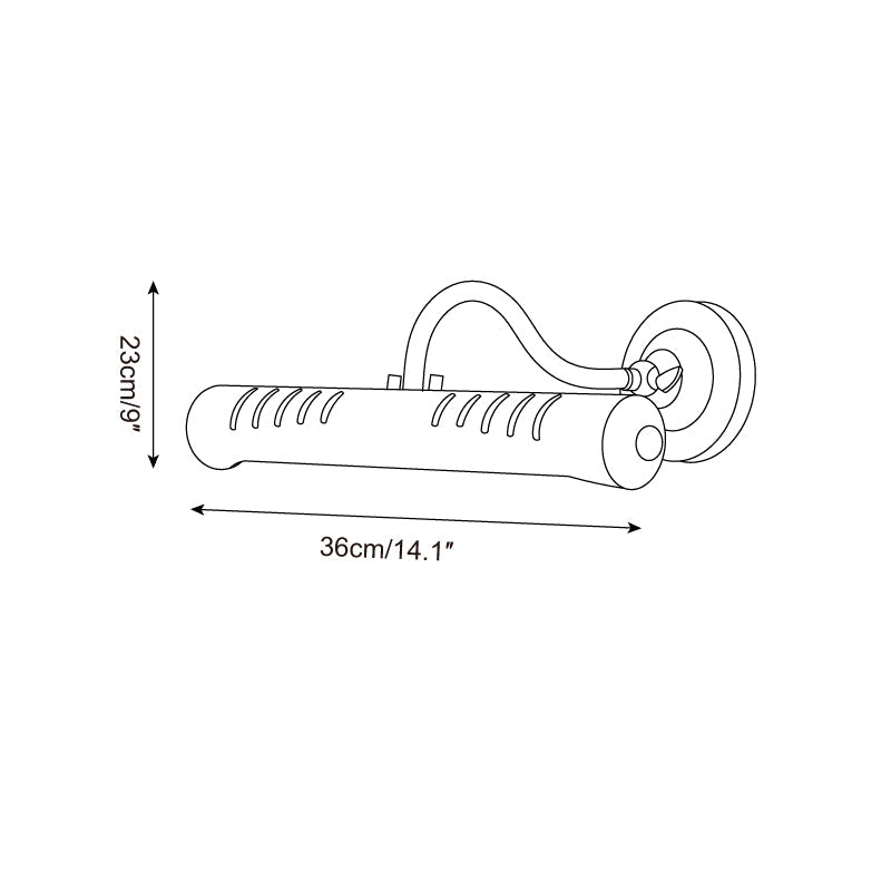 Détail du motif en fente sur l'applique murale chromée