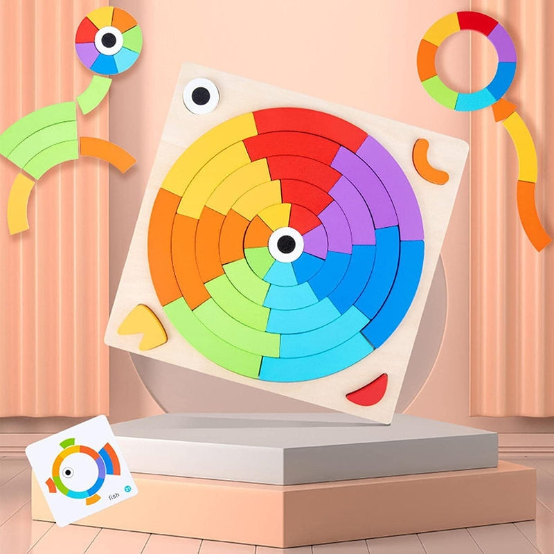 Gros plan sur des formes géométriques et cartes d'apprentissage