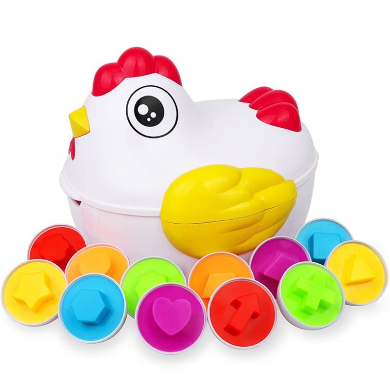 Collection complète d'œufs avec formes variées