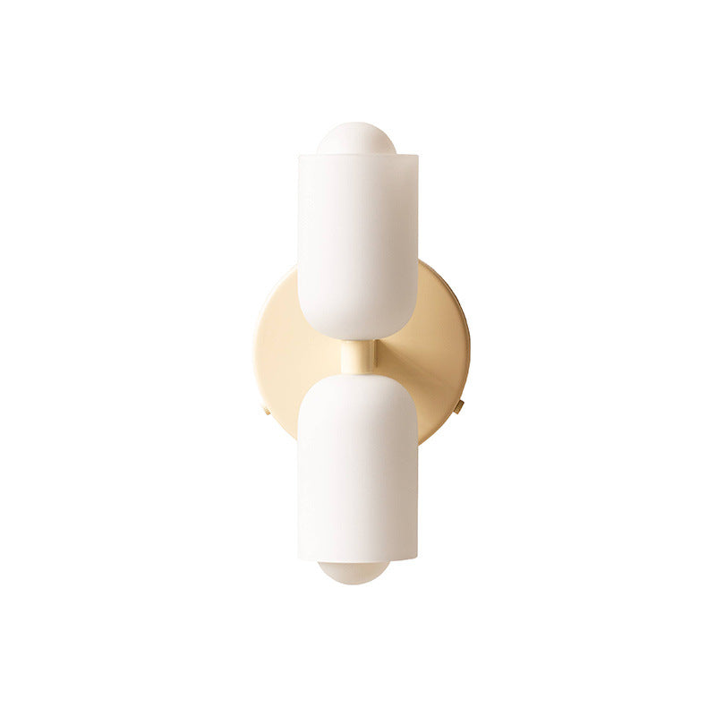 Vue latérale de l'applique montrant la lumière diffusée