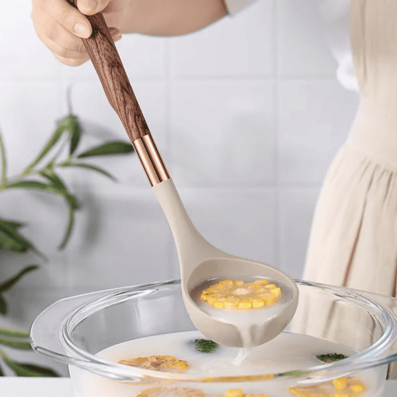 Ustensiles de cuisine en silicone résistant à la chaleur